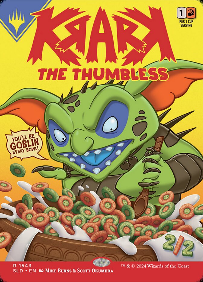 Krark, the Thumbless // Krark, the Thumbless (1543) - Secret Lair Drop (SLD)