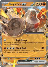 Regirock ex (107) - ME: Ascended Heroes (ASC)