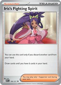 Iriss Fighting Spirit (190) - ME: Ascended Heroes (ASC)