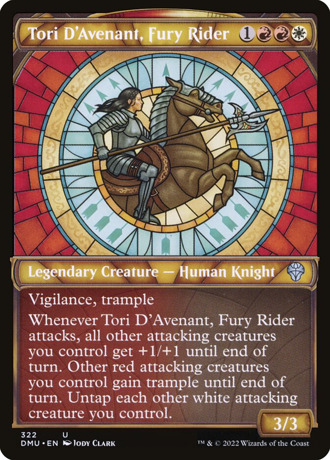 Tori D'Avenant, Fury Rider (322) - Dominaria United (DMU)