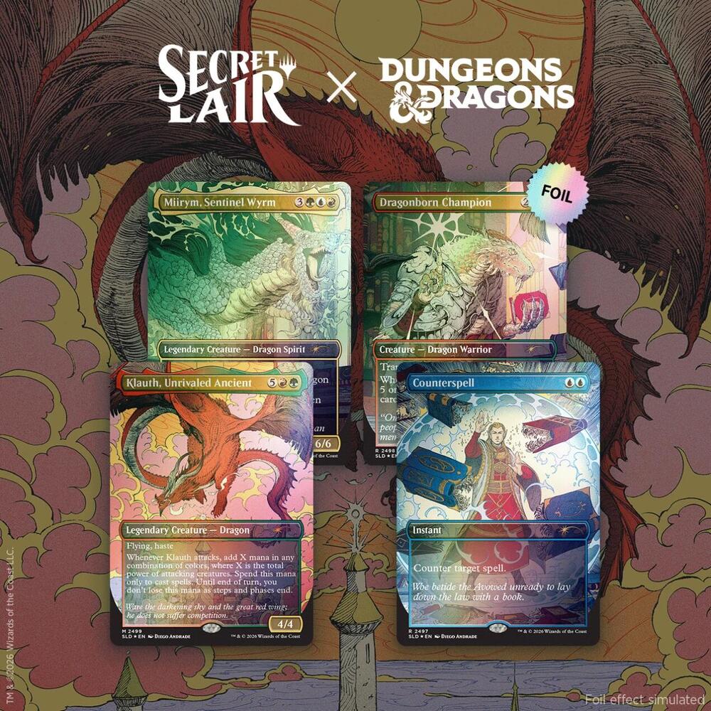 Secret Lair Drop: Secret Lair x Dungeons & Dragons: Whispers in Candlekeep - Foil Edition - Secret Lair Drop Series (SLD)