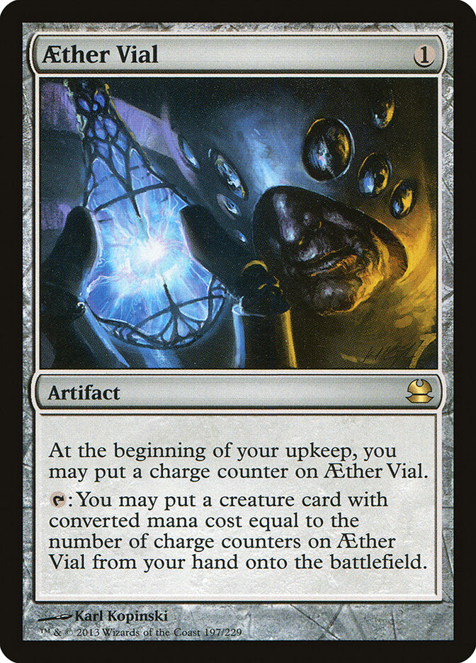 Aether Vial (197) - Modern Masters (MMA)