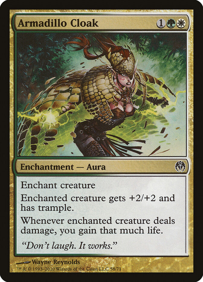 Armadillo Cloak (58) - Duel Decks: Phyrexia vs. the Coalition (DDE)