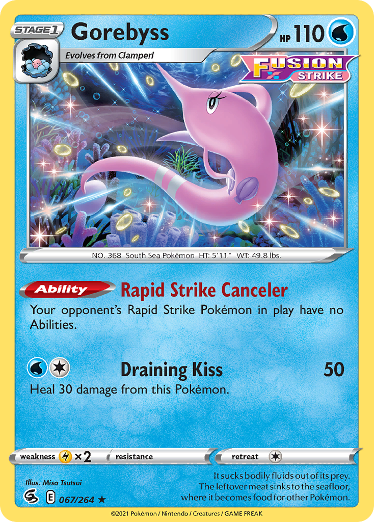 Gorebyss (67/264) - Fusion Strike (FST)