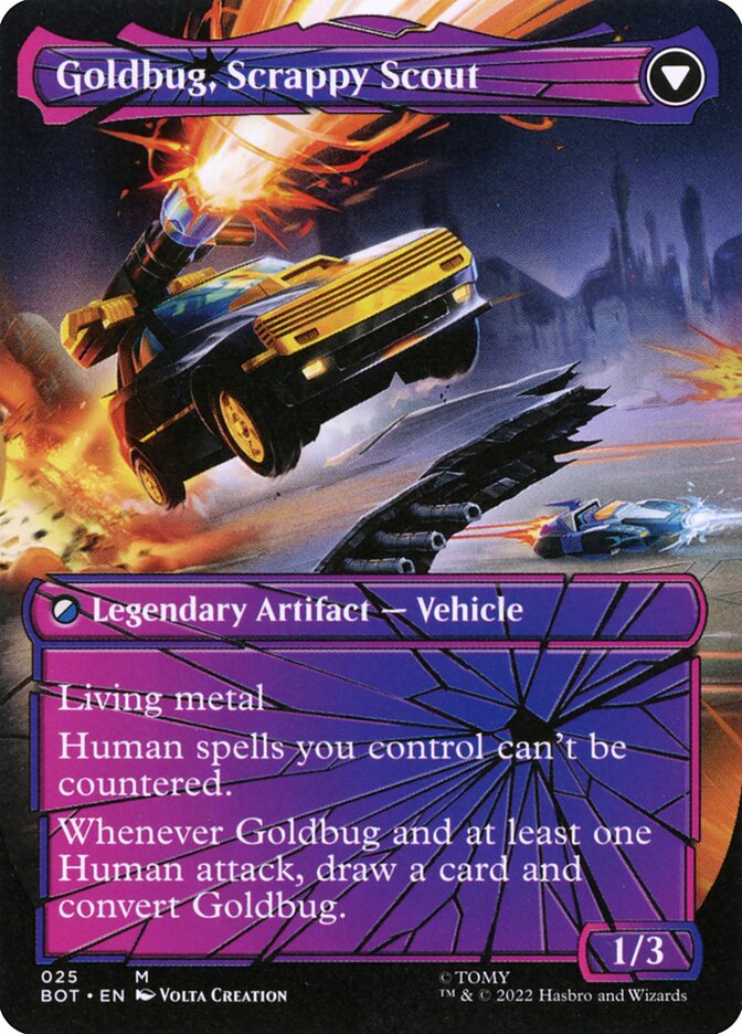 Goldbug, Humanity's Ally // Goldbug, Scrappy Scout (25) - Transformers (BOT)