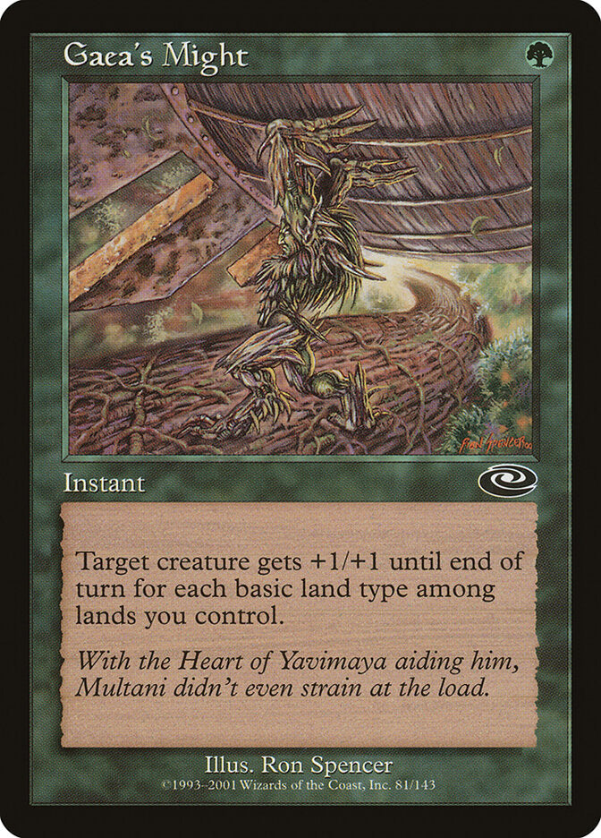 Gaea's Might (81) - Planeshift (PLS)