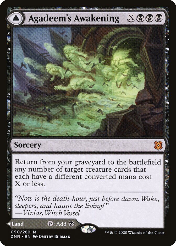 Agadeem's Awakening // Agadeem, the Undercrypt (90) - Zendikar Rising (ZNR)