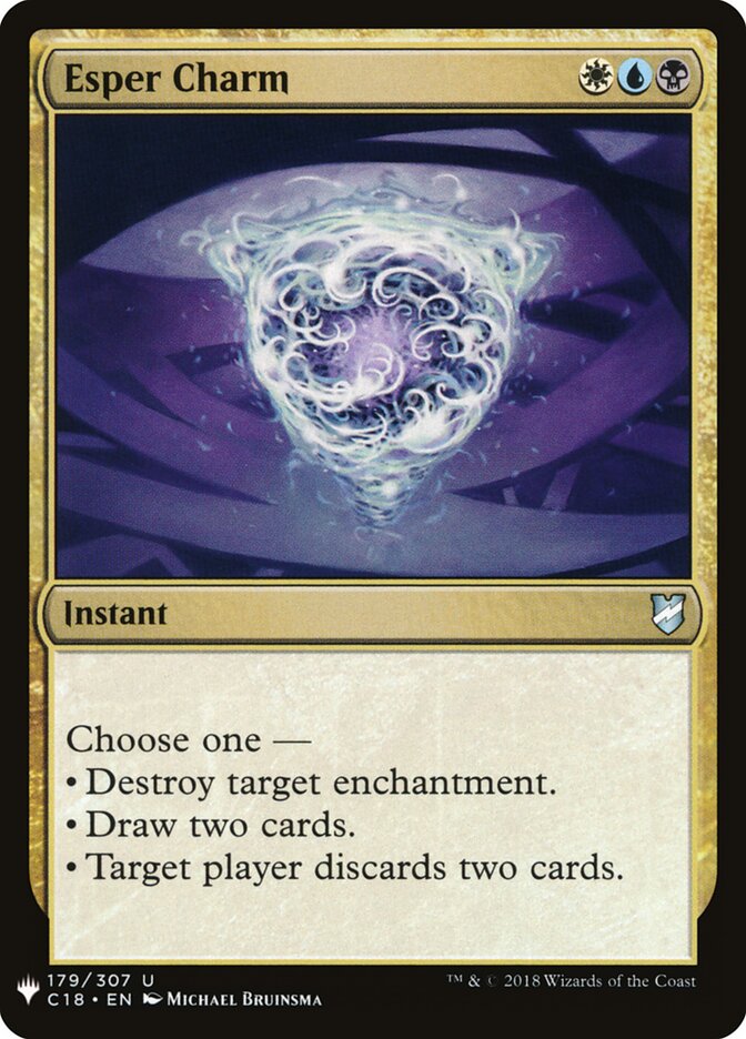 Esper Charm (C18-179) - The List (PLST)