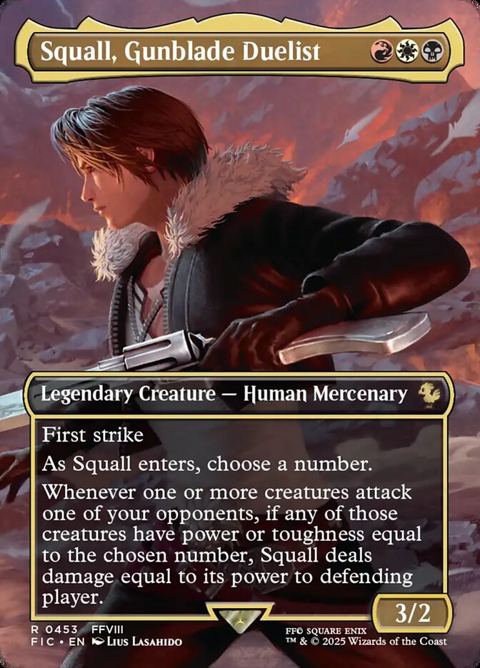 Squall, Gunblade Duelist (453) - Final Fantasy Commander (FIC)