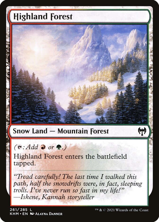 Highland Forest (261) - Kaldheim (KHM)