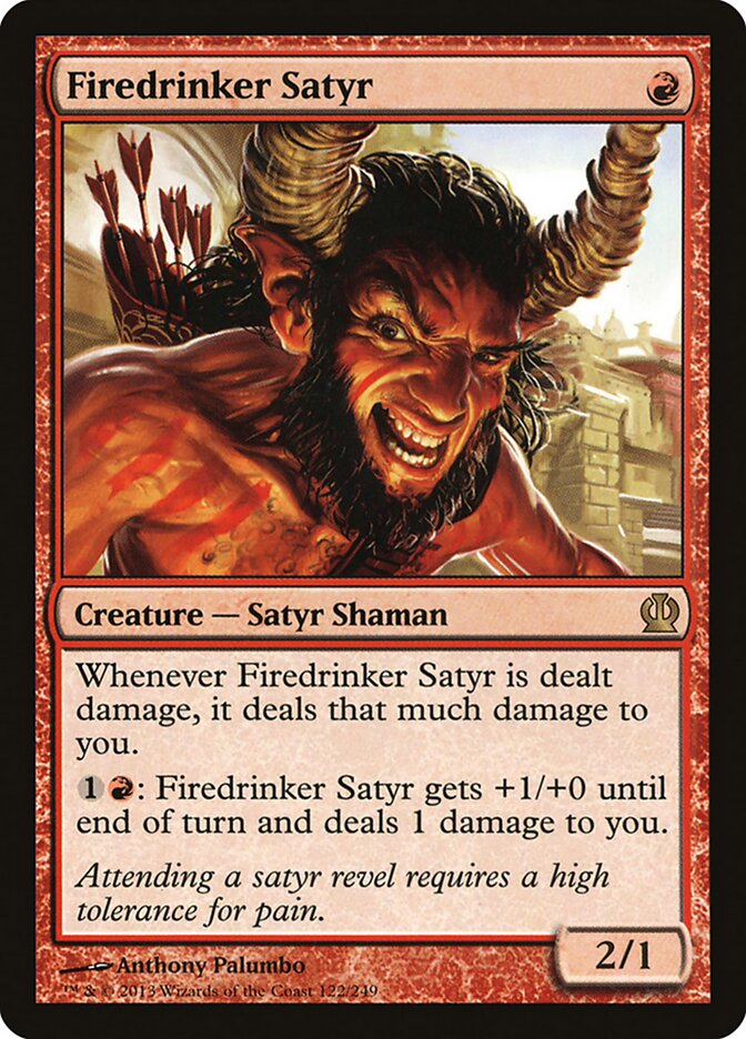 Firedrinker Satyr (122) - Theros (THS)