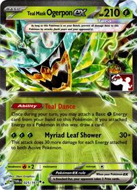 Teal Mask Ogerpon ex - 025/167 (Prize Pack Series 7) (25) - Prize Pack Series Cards