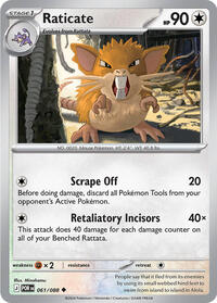 Raticate (61) - ME03: Perfect Order (POR)