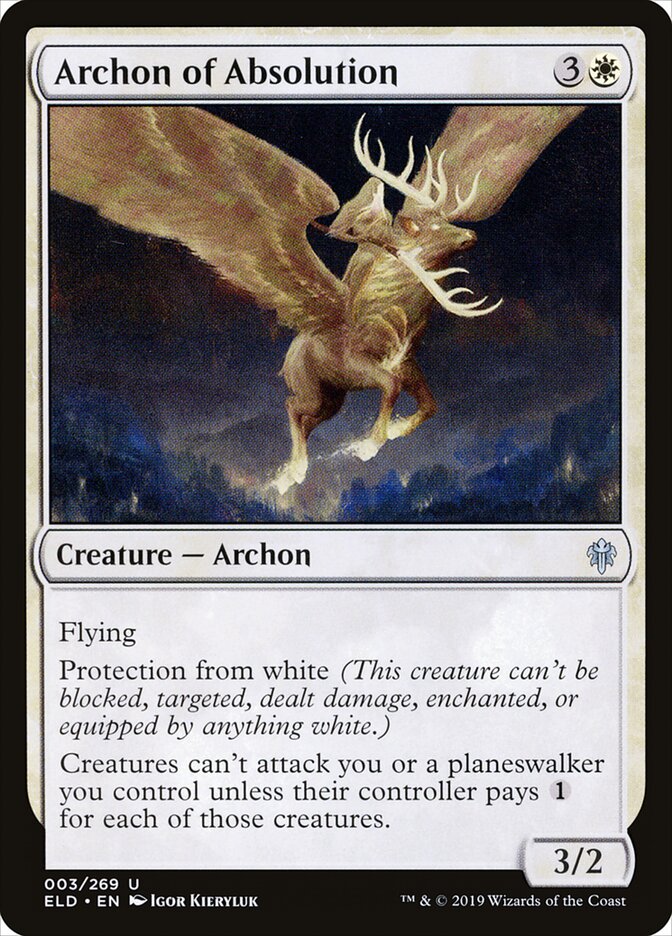 Archon of Absolution (3) - Throne of Eldraine (ELD)