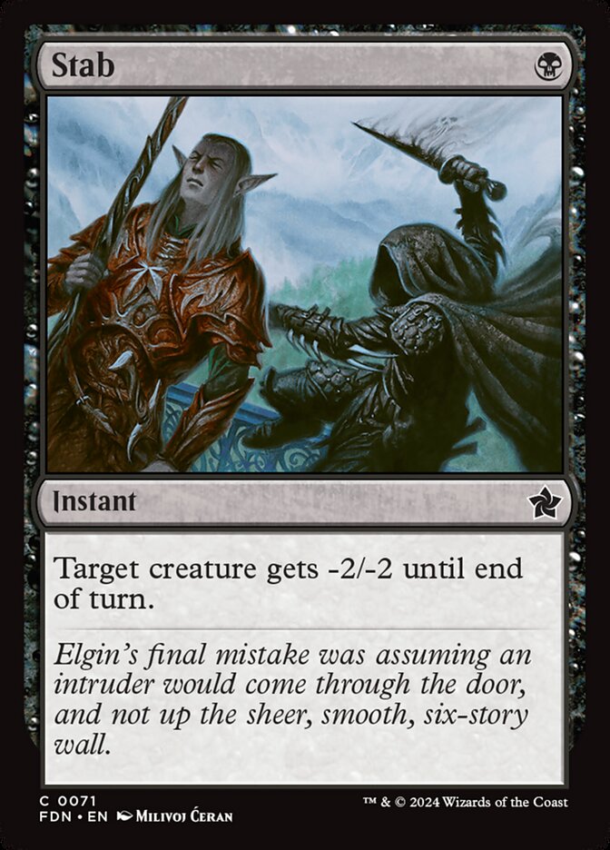 Stab (71) - Foundations (FDN)