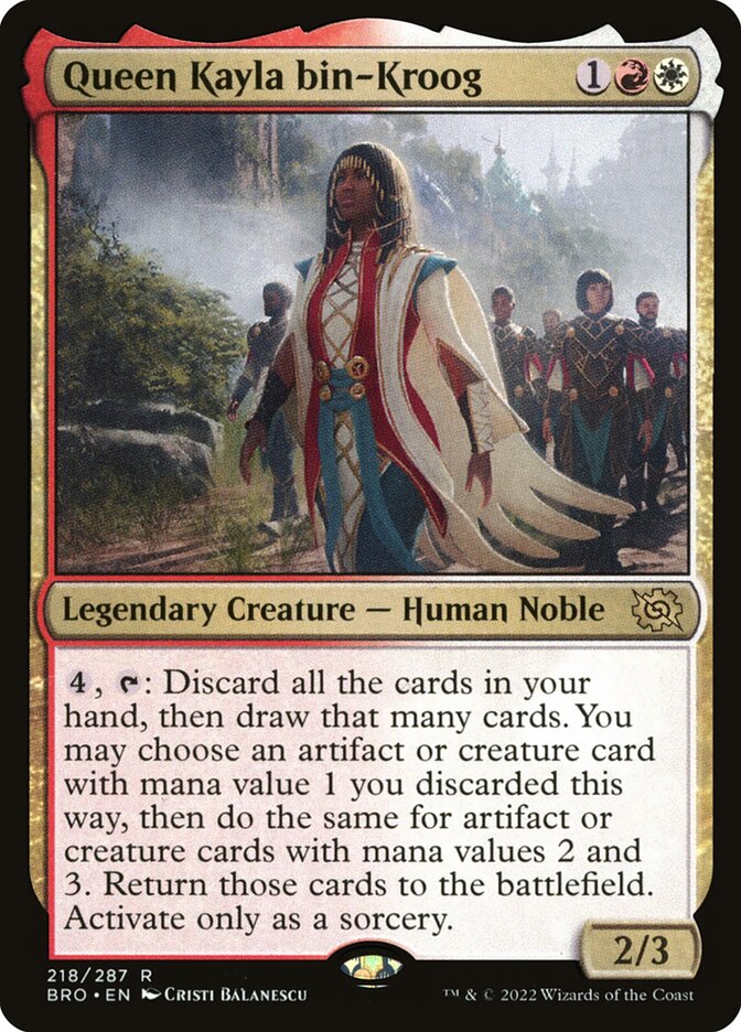 Queen Kayla bin-Kroog (218) - The Brothers' War (BRO)