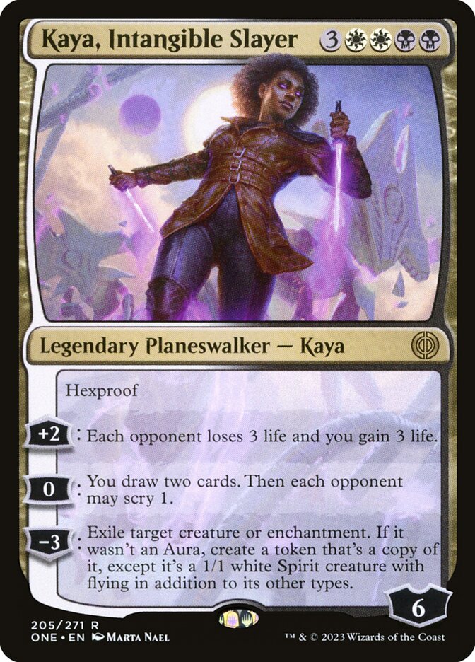 Kaya, Intangible Slayer (205) - Phyrexia: All Will Be One (ONE)