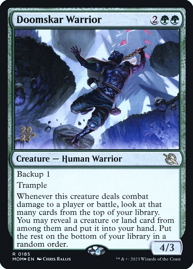 Doomskar Warrior (185s) - March of the Machine Promos (PMOM)