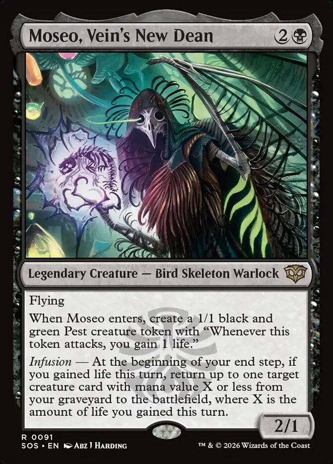 Moseo, Vein's New Dean (91) - Secrets of Strixhaven (SOS)