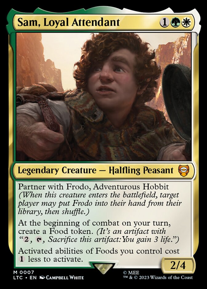 Sam, Loyal Attendant (7) - Tales of Middle-earth Commander (LTC)
