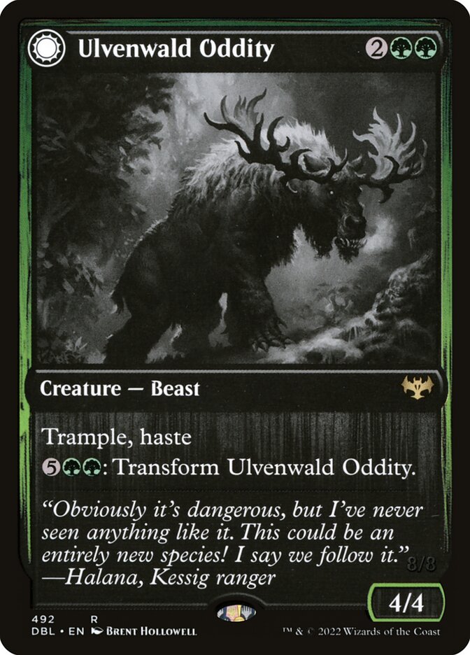 Ulvenwald Oddity // Ulvenwald Behemoth (492) - Innistrad: Double Feature (DBL)