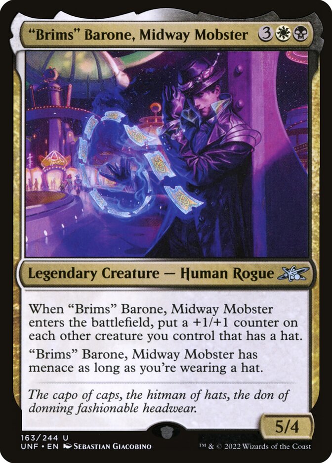 "Brims" Barone, Midway Mobster (163) - Unfinity (UNF)