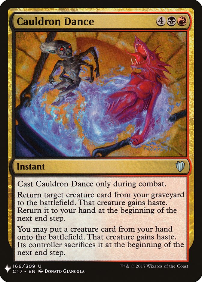 Cauldron Dance - The List (PLST)
