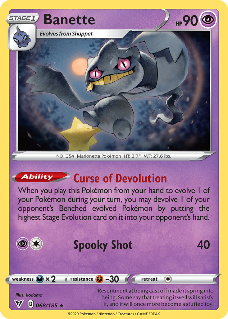 Banette (68/185) - Vivid Voltage (VIV)