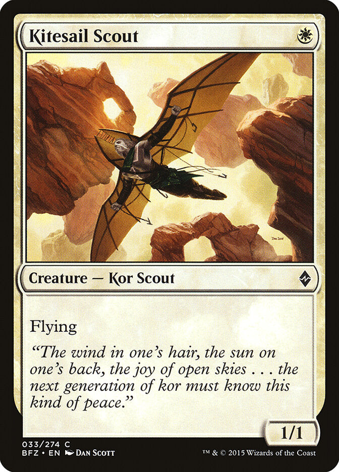 Kitesail Scout (33) - Battle for Zendikar (BFZ)