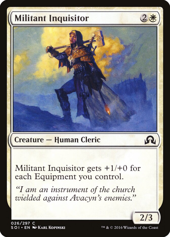 Militant Inquisitor (26) - Shadows over Innistrad (SOI)