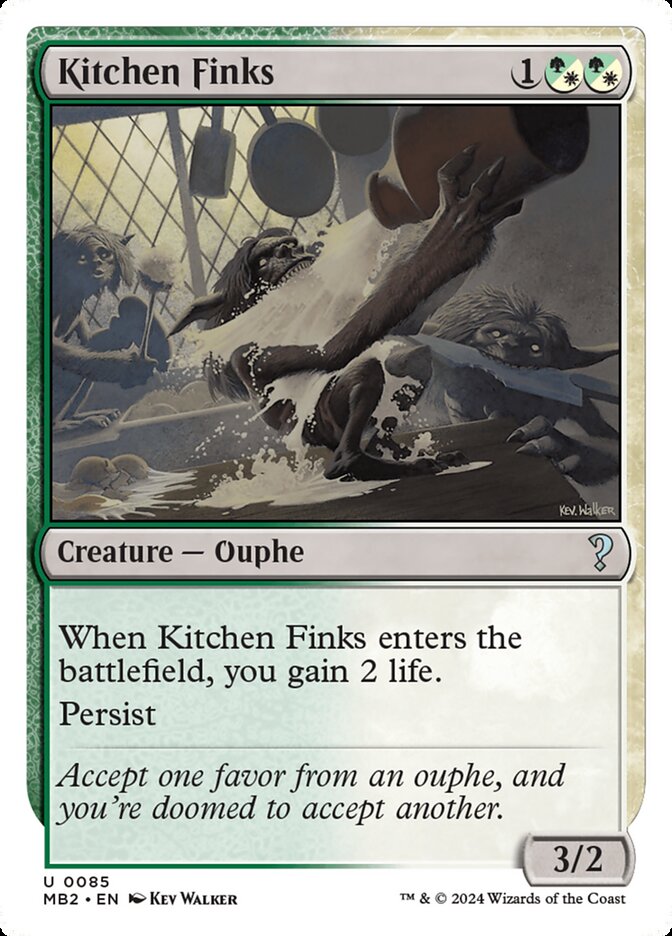 Kitchen Finks (85) - Mystery Booster 2 (MB2)