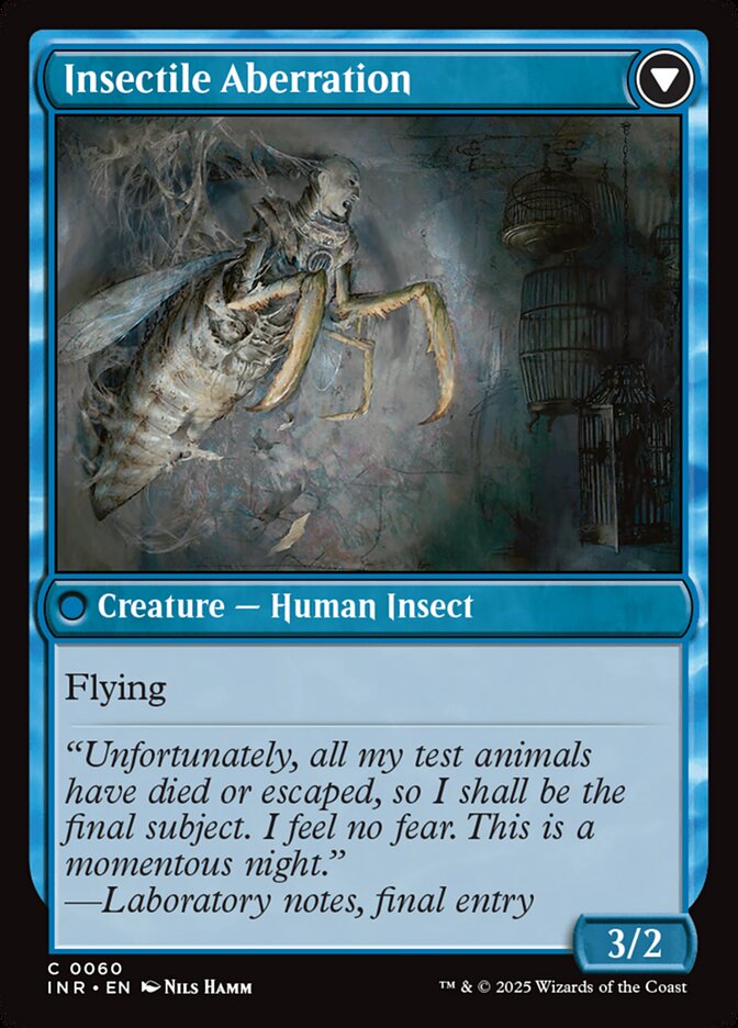 Delver of Secrets // Insectile Aberration (60) - Innistrad Remastered (INR)