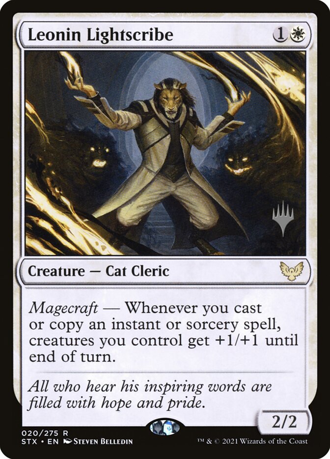 Leonin Lightscribe (20p) - Strixhaven: School of Mages Promos (PSTX)
