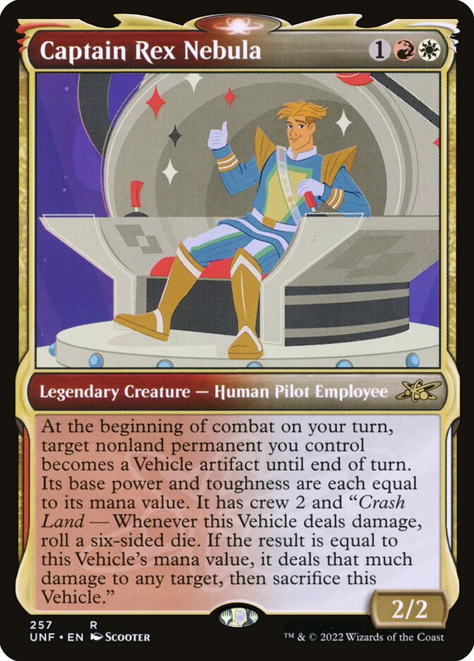 Captain Rex Nebula (257) - Unfinity (UNF)