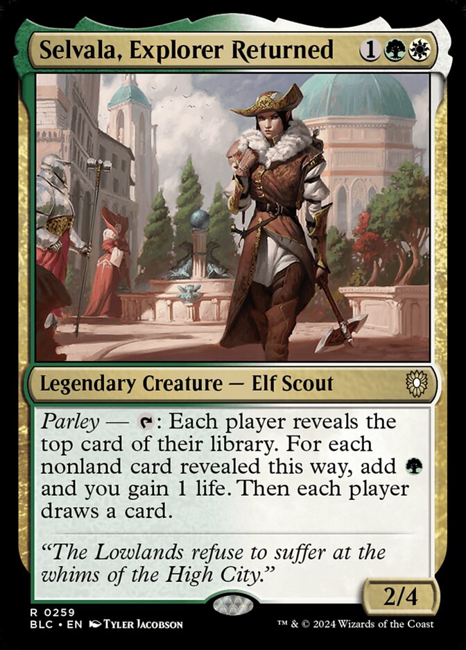 Selvala, Explorer Returned (259) - Bloomburrow Commander (BLC)