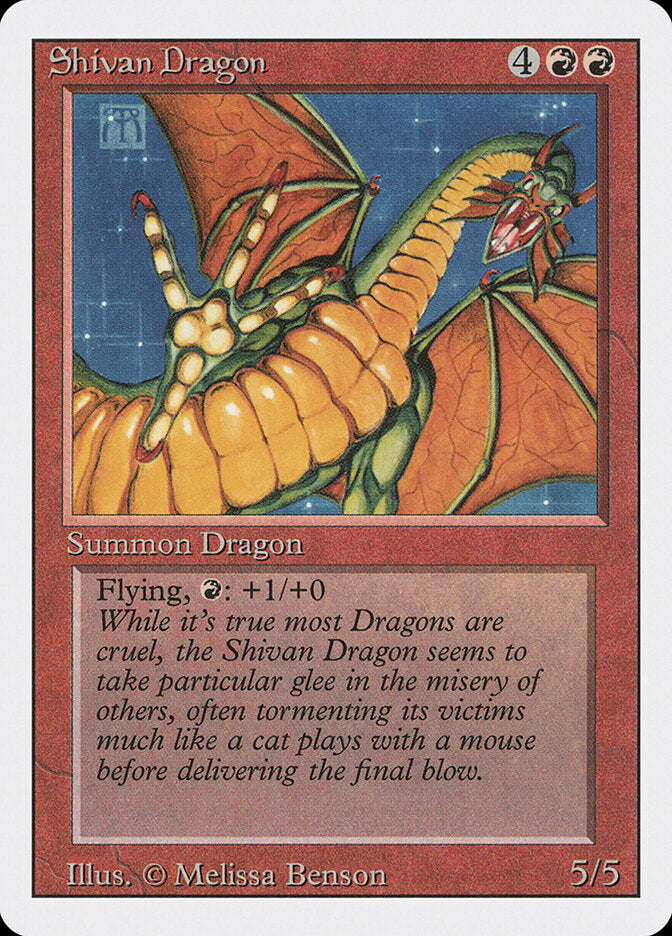 Shivan Dragon (177) - Revised Edition (3ED)