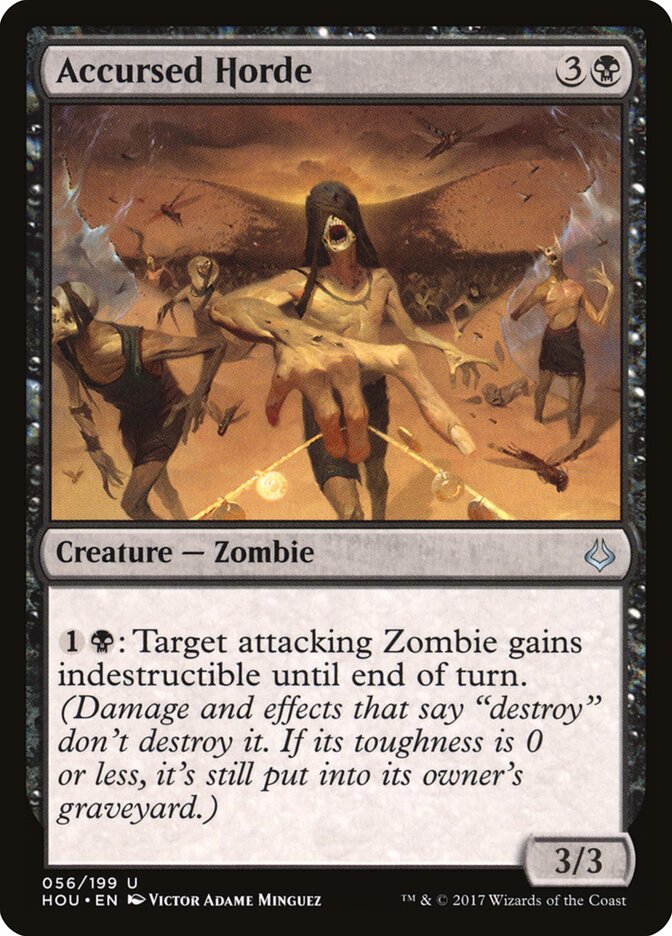 Accursed Horde (56) - Hour of Devastation (HOU)