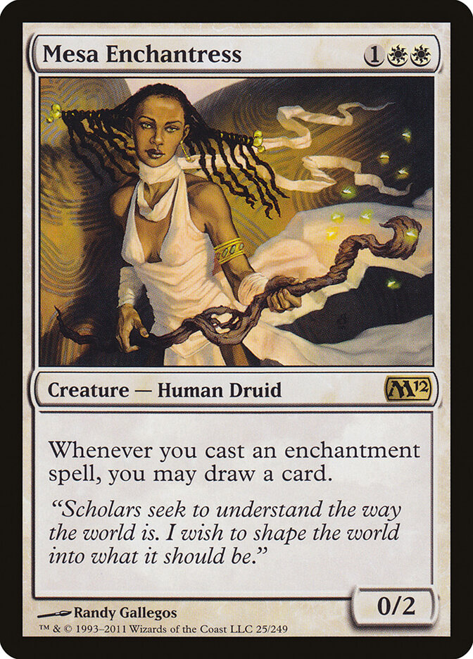 Mesa Enchantress (25) - Magic 2012 (M12)