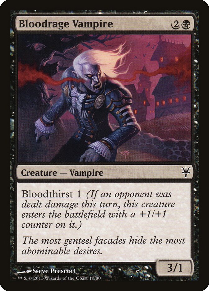 Bloodrage Vampire (10) - Duel Decks: Sorin vs. Tibalt (DDK)