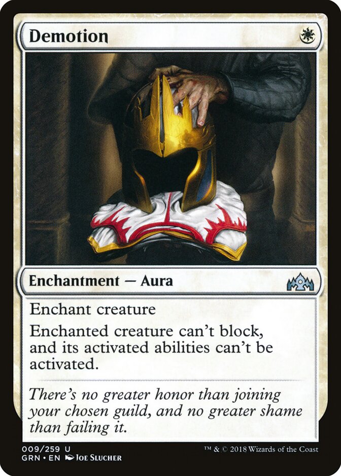 Demotion (9) - Guilds of Ravnica (GRN)