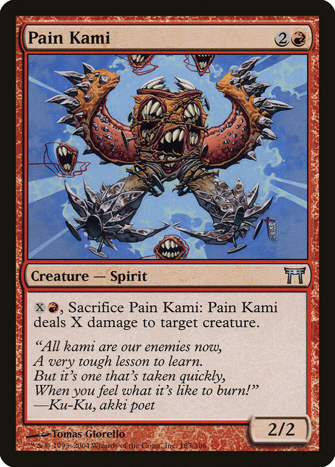 Pain Kami (183) - Champions of Kamigawa (CHK)