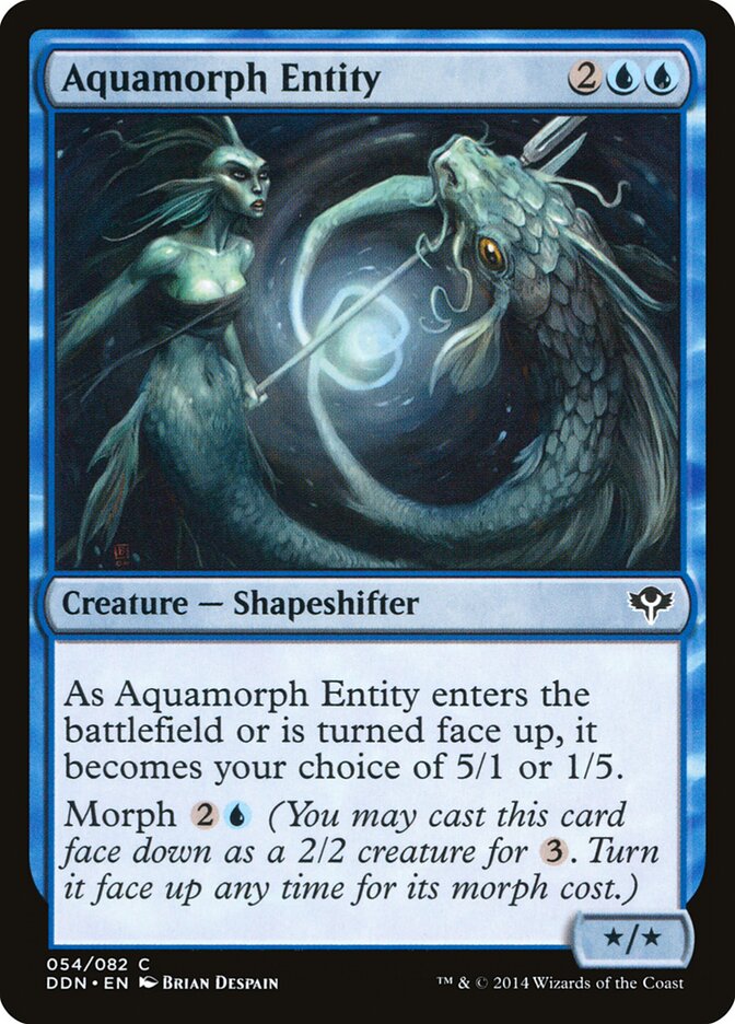 Aquamorph Entity (54) - Duel Decks: Speed vs. Cunning (DDN)