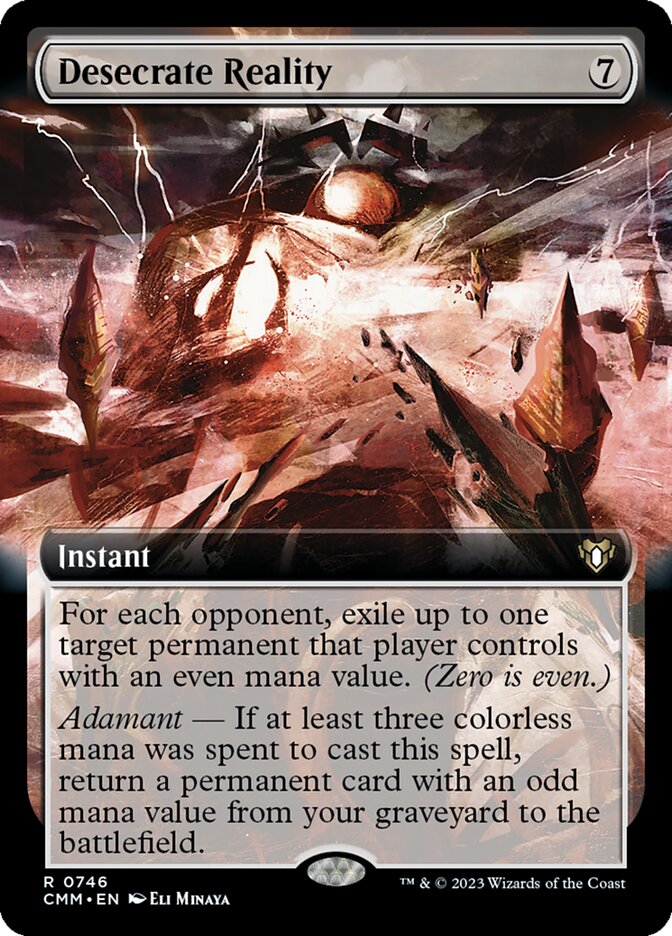 Desecrate Reality (746) - Commander Masters (CMM)