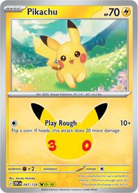 Pikachu (47) - ME: 30th Celebration (30C)