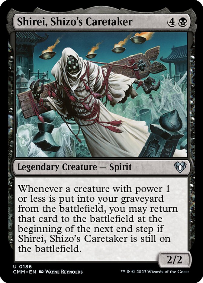 Shirei, Shizo's Caretaker (186) - Commander Masters (CMM)
