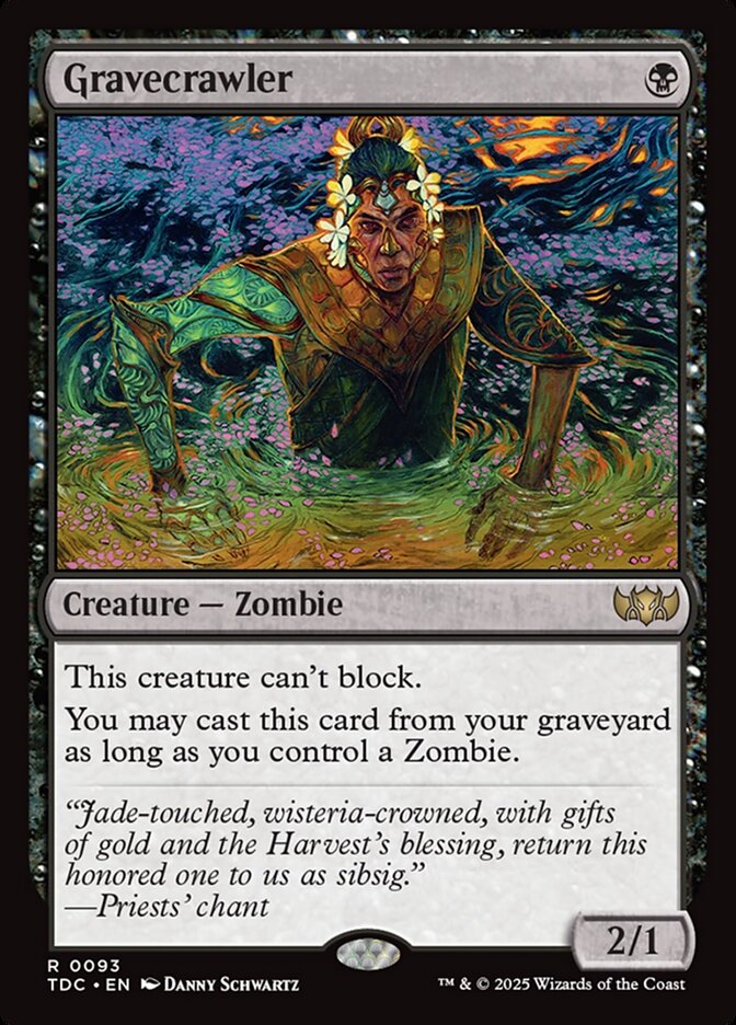 Gravecrawler (93) - Tarkir: Dragonstorm Commander (TDC)