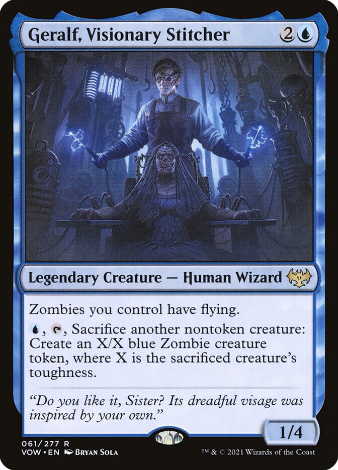 Geralf, Visionary Stitcher (61) - Innistrad: Crimson Vow (VOW)