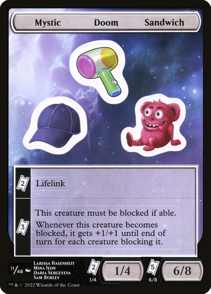 Mystic Doom Sandwich (11) - Unfinity Sticker Sheets (SUNF)