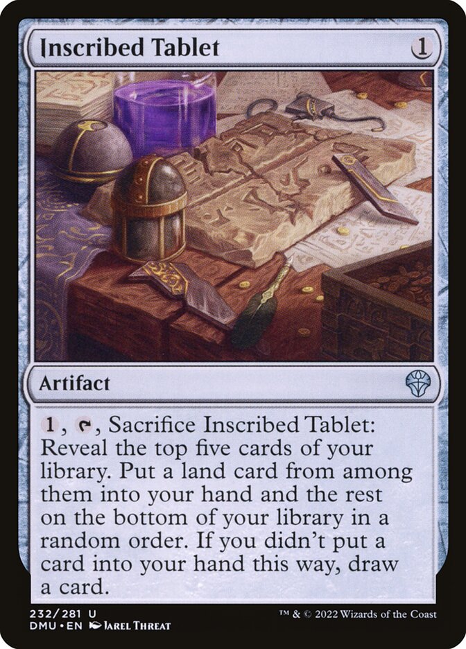 Inscribed Tablet (232) - Dominaria United (DMU)