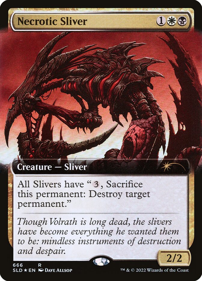 Necrotic Sliver (666) - Secret Lair Drop (SLD)